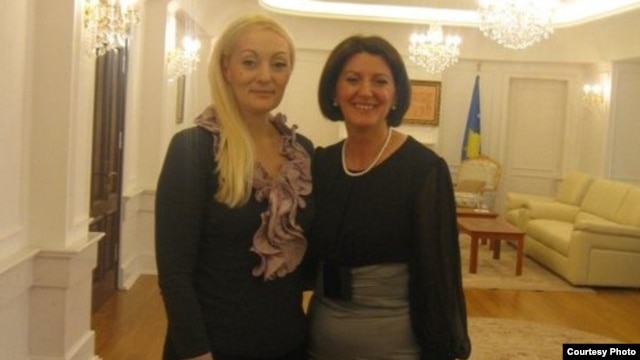 Sanija Murati sa predsednicom Kosova Atifete Jahjaga