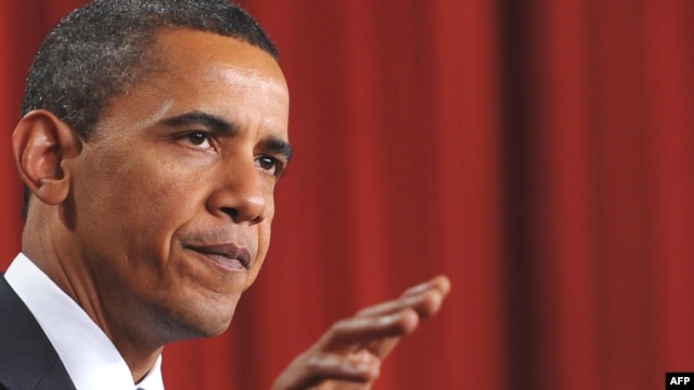 U.S. President Barack Obama delivers his speech at Cairo University on June 4.