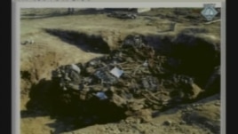 Snimka sa mjesta ekshumacije žrtava prikazana na suđenju Hadžiću
