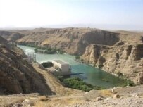 The Kajaki Dam, a key reconstruction project stalled by fighting in the region (AFP)
