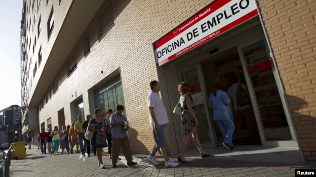 Un oficiu al forţei de muncă din Madrid