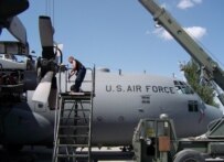 U.S. personnel at Manas air base (file photo) (USDoD)
