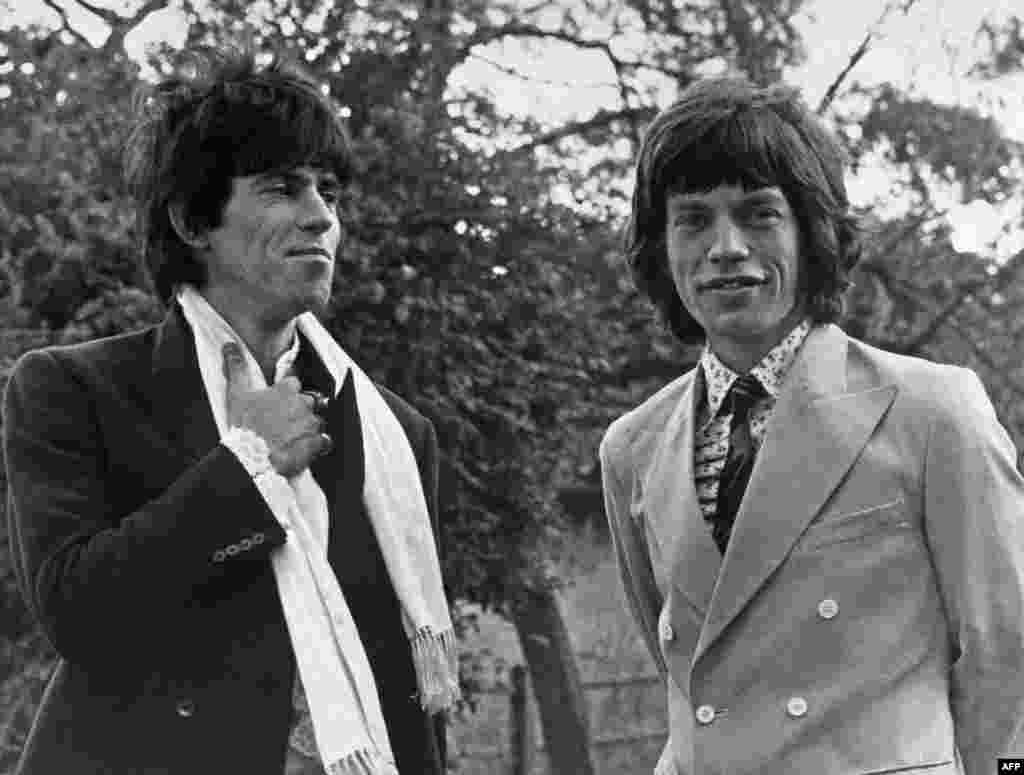 Jagger and Richards in London in 1967