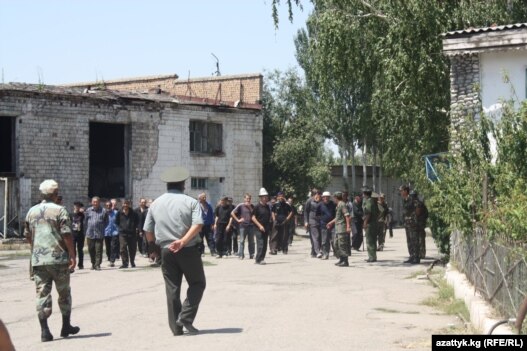The total population of Kyrgyzstan's 10 prisons and six detention centers is estimated at nearly 15,000.