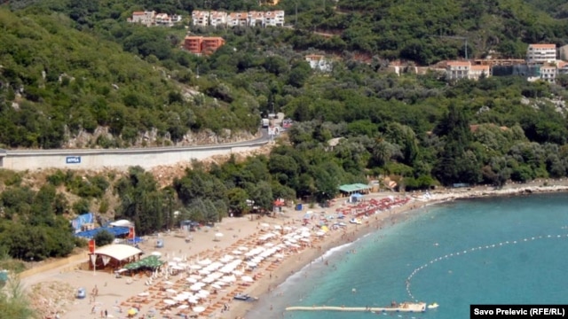 Jedna od plaža u Crnoj Gori