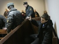 Finkevich at the judicial proceedings on December 20 (Bymedia.net)