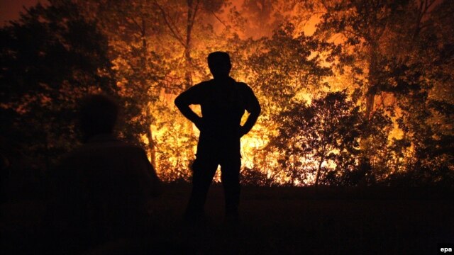Požar u blizini Čačka, avgust 2012.