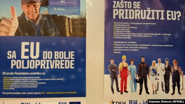 Plakat na konferenciji za novinare povodom projekta  Awareness II 