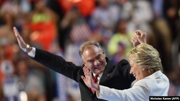 Hillary Clinton və Tim Kaine