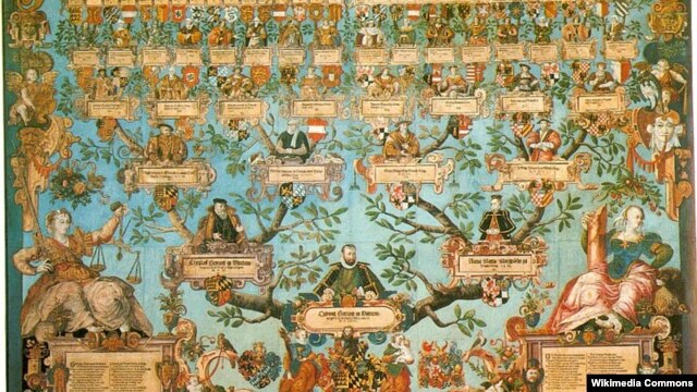 Arbore genealogic.
