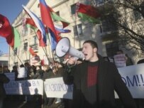 Rally against Gazprom prices in Minsk in 2006 (Bymedia.net)