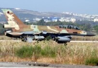 An Israeli warplane takes off for a mission in Lebanon on July 12 (epa)