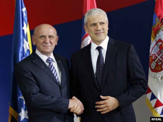 Sulejman Tihić i Boris Tadić, 15. jun 2010. Foto: Saša Čolić