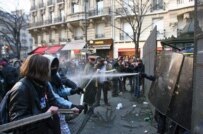 Demonstrations in Paris last month (epa)