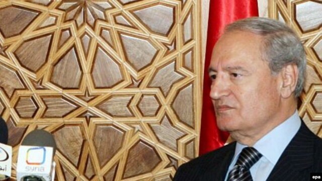 Syrian Vice President Farouk al-Sharaa (file photo)
