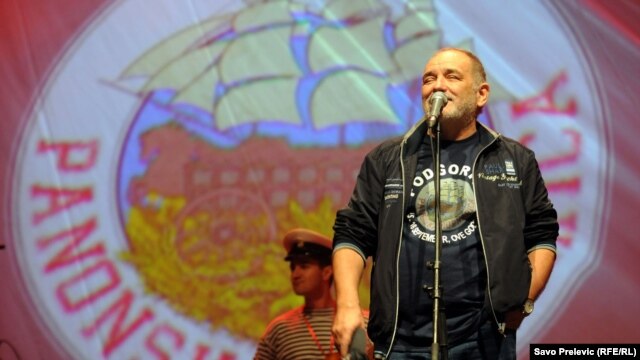 Đorđe Balašević na koncertu u Podgorici, 15. septembar 2012.