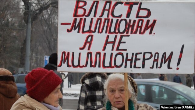 Protest în apărarea Constituţiei, Chişinău, februarie 2012