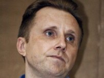 Aleksei Pichugin appearing today at the Moscow City Court (ITAR-TASS)