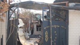 A house torched in the Osh violence in June 2010