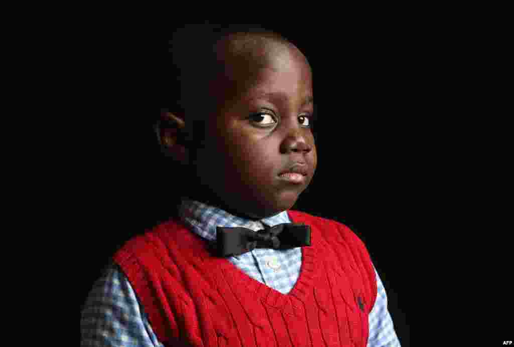 Ifeozuwa Oyaniyi, 5, was born in Nigeria. His father, Oluwaseyi Oyaniyi, is a housing inspector, and their family lives in the Bronx, New York City.