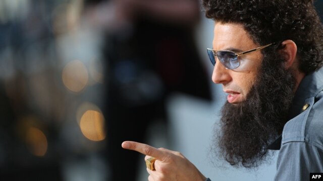 Sacha Baron Cohen promotes "The Dictator" at the Cannes film festival.