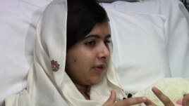 Malala was shot in the head by the Taliban.