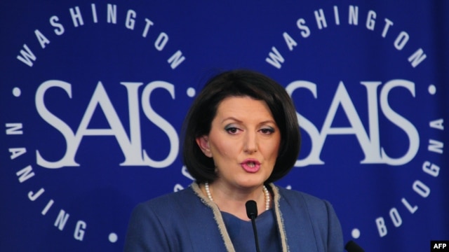 Kosovo's President Atifete Jahjaga