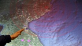 Место на карте Северной Кореи, где располагается ядерный полигон