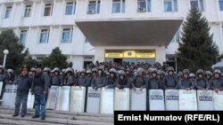 Fourteen police officers were seriously injured in the standoff. The protesters have vowed to return.