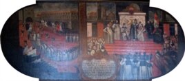 Венчание царя Димитрия и Марины Мнишек в Москве 8 мая 1606 года. Неизвестный художник