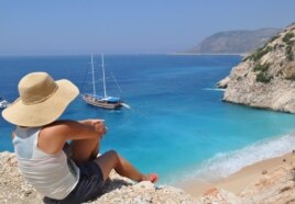 Средиземноморское побережье Турции в районе Анталии