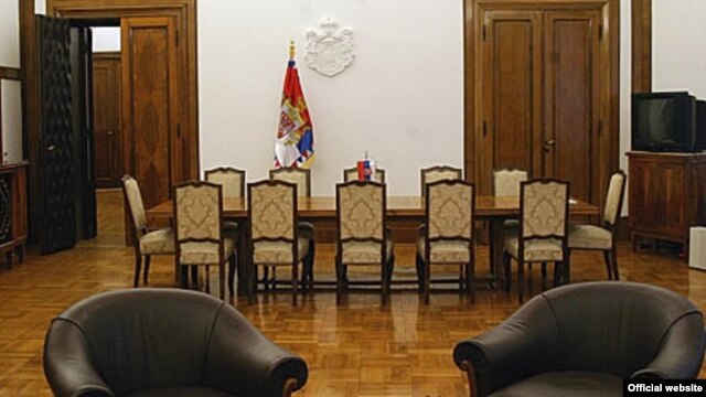Sala za sastanke u Predsedništvu Srbije