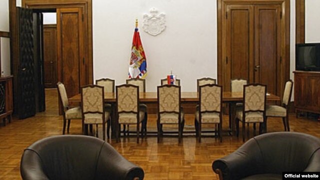 Salon za sastanke u kabinetu predsednika Srbije