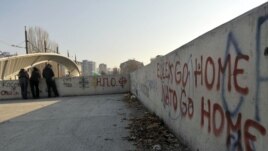 Severna Mitrovica,pogled na most na Ibru