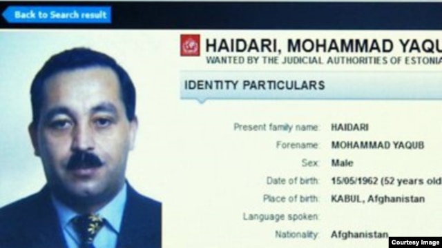 The Interpol &quot;wanted&quot; listing for Mohammad Yaqub Haidari, a nominee for agriculture minister - D645A73E-77B6-4D34-9CB7-1064A5A6D626_w640_r1_cx0_cy8_cw0_s