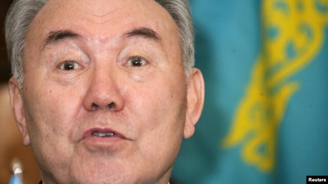 Kazakh President Nursultan Nazarbaev