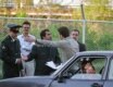 Police and Basij activists check women for proper dress in Tehran on April 22 (Fars)