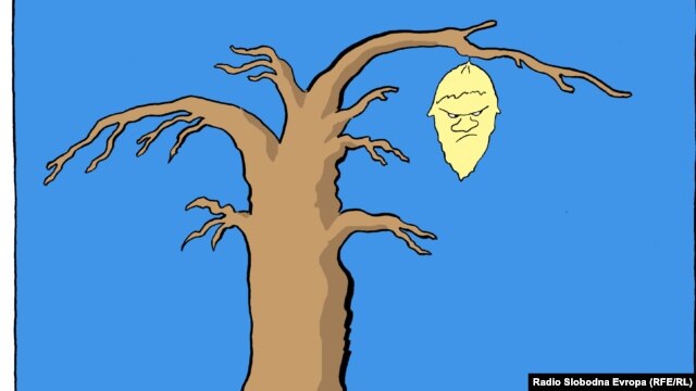 Karikatura Predraga Koraksića Coraxa