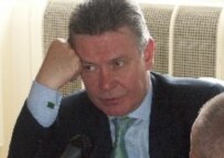 Karel De Gucht speaks to RFE/RL (RFE/RL)