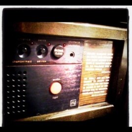A radio in Sarajevo's Holiday Inn, the main base for journalists who were covering the war
