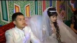 Uzbek couples continue to marry during the cotton harvest season, but at home instead of at restaurants and wedding halls.