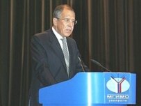Lavrov speaking in Moscow on September 3 (AFP)