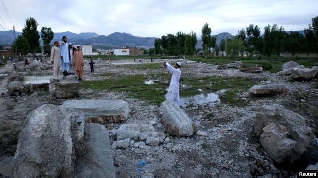 The site of Osama bin Laden's demolished compound in Abbottabad