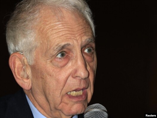 Дениэл Эллсберг, участник Вьетнамской войны, в 1971 году предавший гласности 'Бумаги Пентагона'