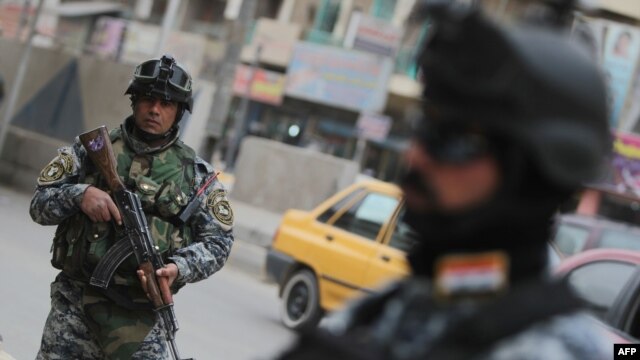 نیروهای امنیتی عراقی در بغداد