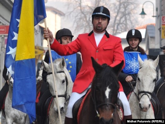 Svečano otvaranje XXVII Međunarodnog festivala Sarajevska zima 2011, ove godine pod sloganom 'Umetnost ljubavi', Sarajevo, 07. februar 2011.