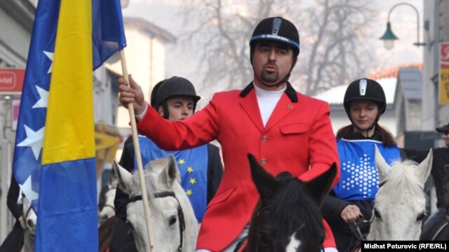 Svečano otvaranje XXVII Međunarodnog festivala Sarajevska zima 2011, ove godine pod sloganom "Umetnost ljubavi", Sarajevo, 07. februar 2011.