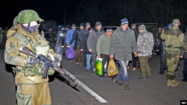 Обмен пленными под Донецком