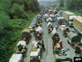 Odlazak Srba iz Hrvatske tokom akcije 'Oluja' 1995.