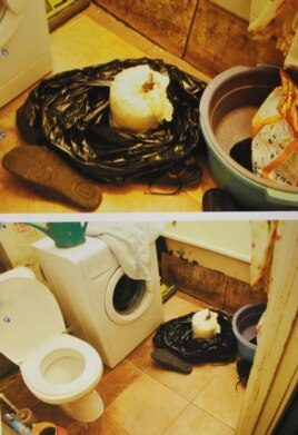 Самодельное взрывное устройство, якобы найденное в квартире в Одинцове
